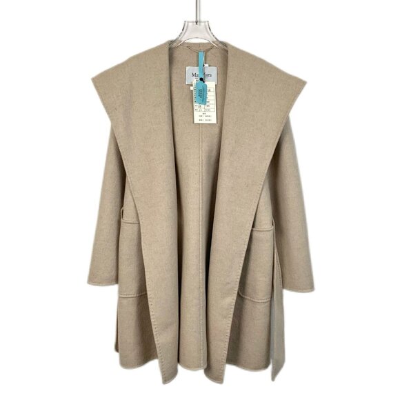 Max Mara Wool & Cashmere Hooded Coat - Picture 1 of 8